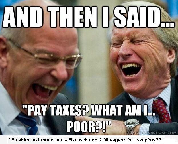 adó adózás vicc