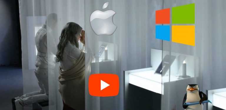 Apple + Linux + Windows összehasonlítása videó